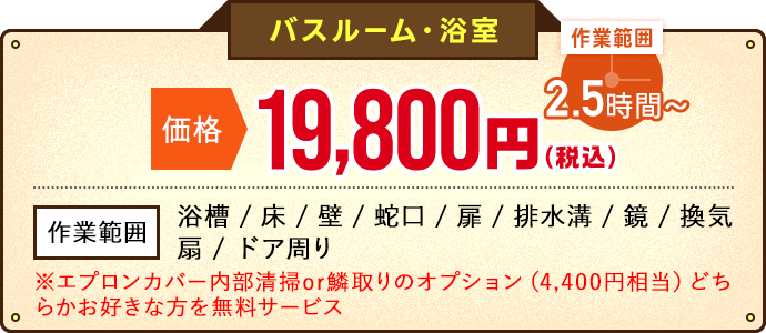 浴室・バスルームオファー価格