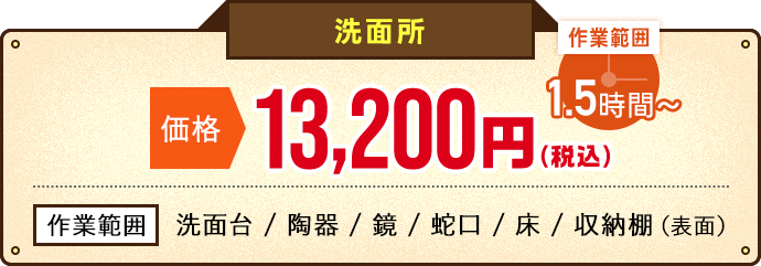 洗面所オファー価格