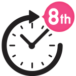 作業時間が8時間分の作業を選べる!