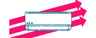 エアコンの寿命が伸びる