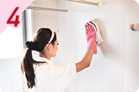 STEP04.すすぎ・拭き上げ