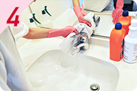 すすぎ・拭き上げ